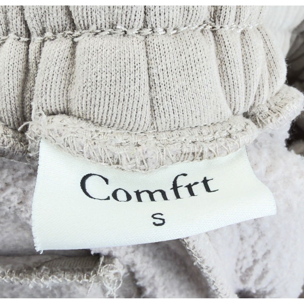 Comfrt Cloud Sweatpants Taupe Fleece Lined Joggers Womens Size S Cozycore Lounge - Picture 5 of 7